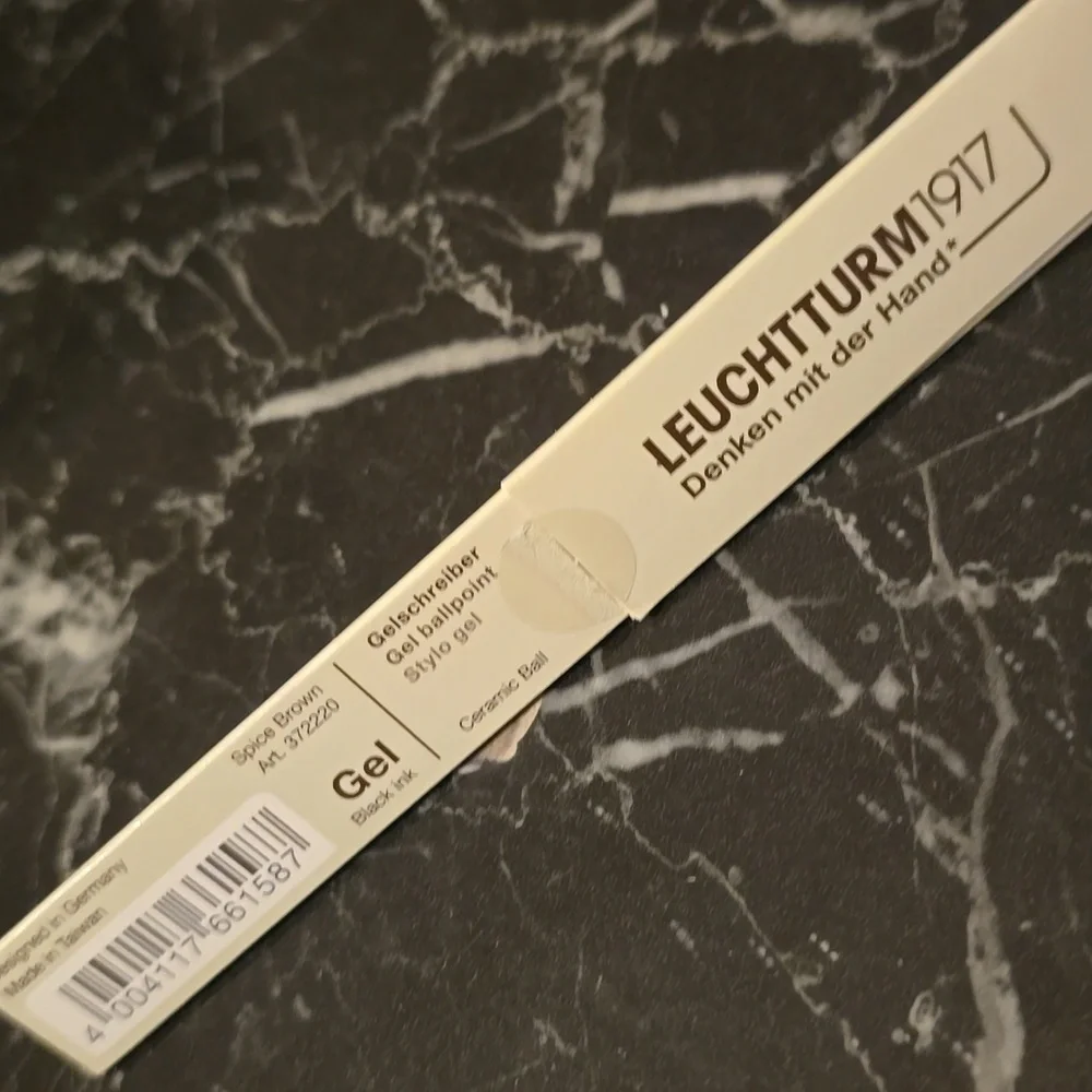 ❤️BUY 10 GET 5 FREE Leuchtturm1917 Spice Brown Gel Pen, Retail Price $28.50